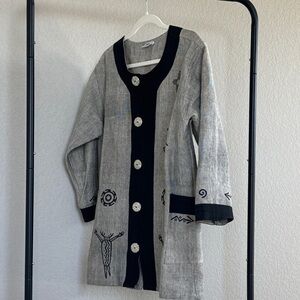 100% Cotton - Vintage- Native Style Jacket